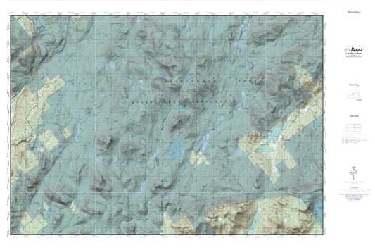 Harrisburg MyTopo Explorer Series Map Image