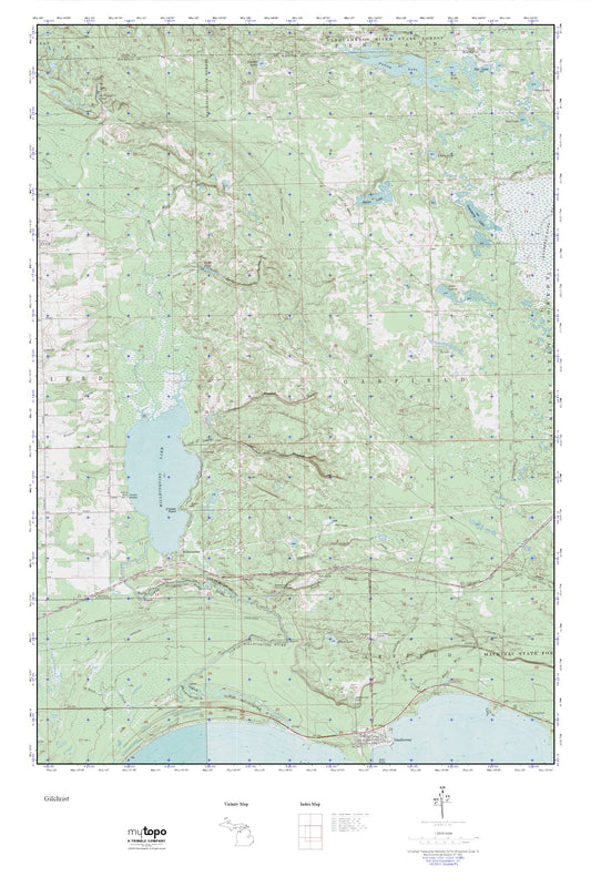 Hiawatha Sportsman s Club MyTopo Explorer Series Map Image