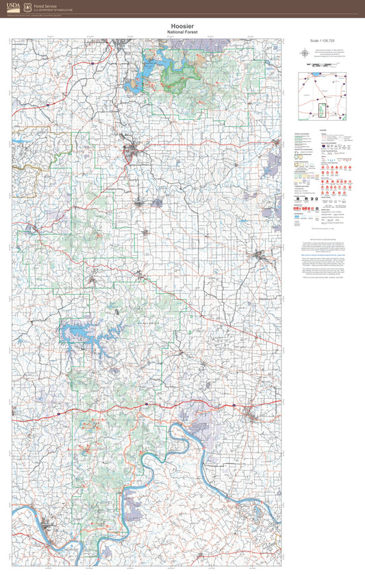 Hoosier National Forest Map