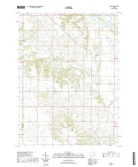 Cairo Iowa US Topo Map Image