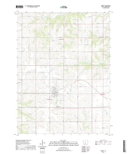 Murray Iowa US Topo Map Image