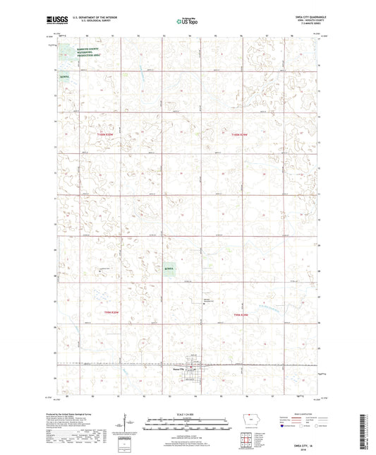 Swea City Iowa US Topo Map Image