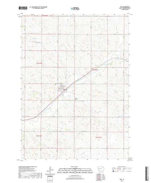 Vail Iowa US Topo Map Image