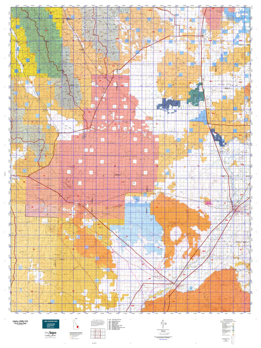 Idaho GMU 63 Map Image