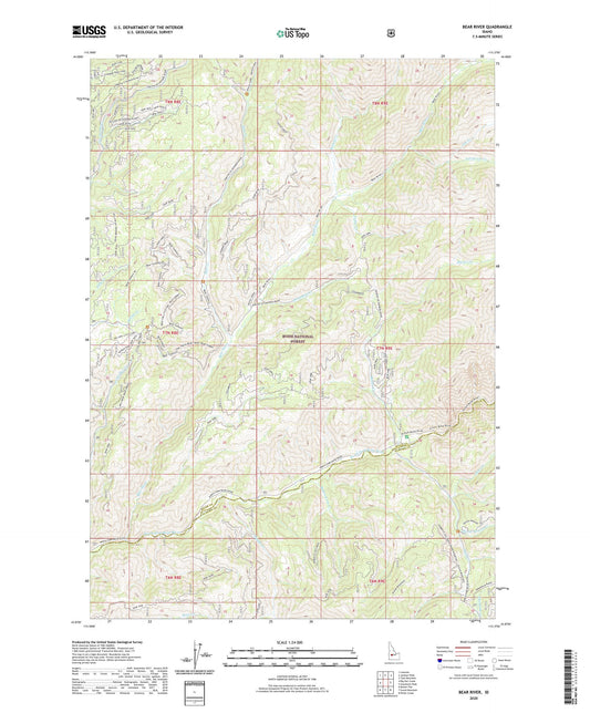 Bear River Idaho US Topo Map Image