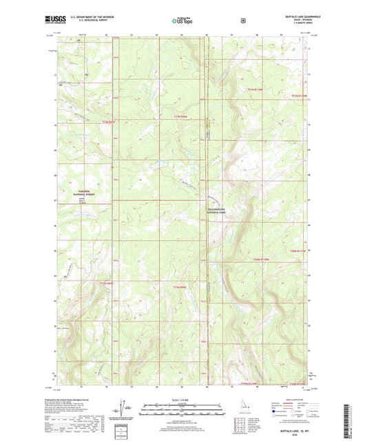 Buffalo Lake Idaho US Topo Map Image