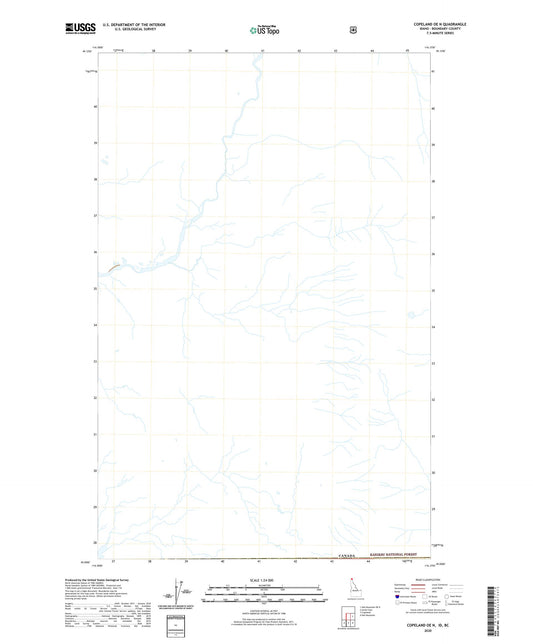 Copeland OE N Idaho US Topo Map Image
