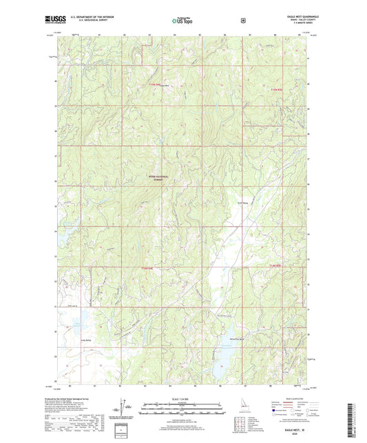 Eagle Nest Idaho US Topo Map Image
