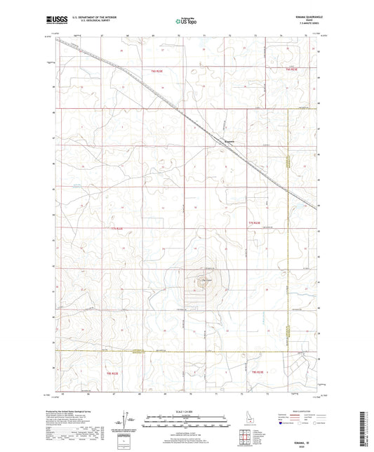 Kimama Idaho US Topo Map Image
