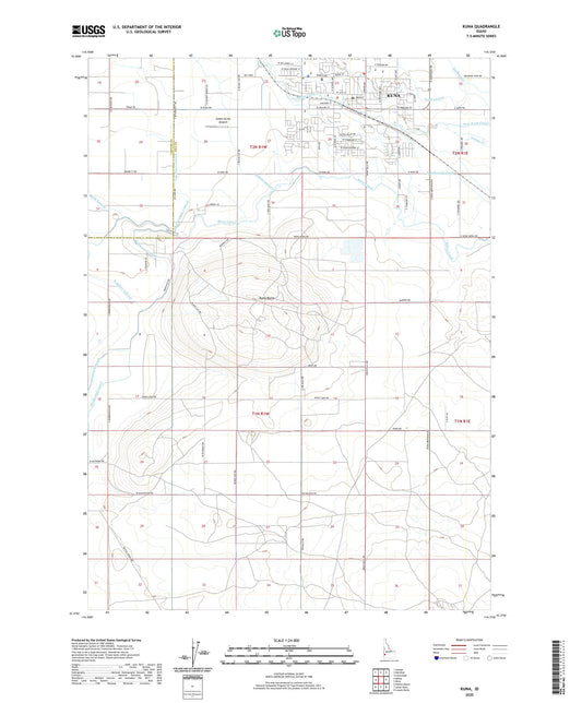 Kuna Idaho US Topo Map Image
