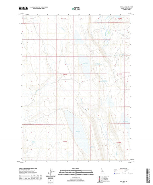 Ross Lake Idaho US Topo Map Image