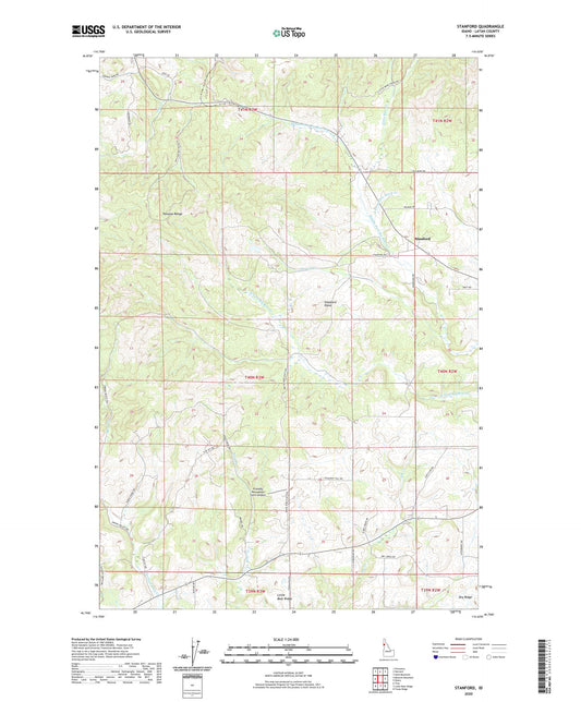 Stanford Idaho US Topo Map Image