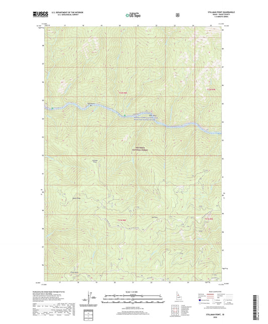 Stillman Point Idaho US Topo Map Image