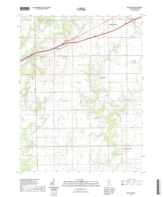 Beaver Creek Illinois US Topo Map Image