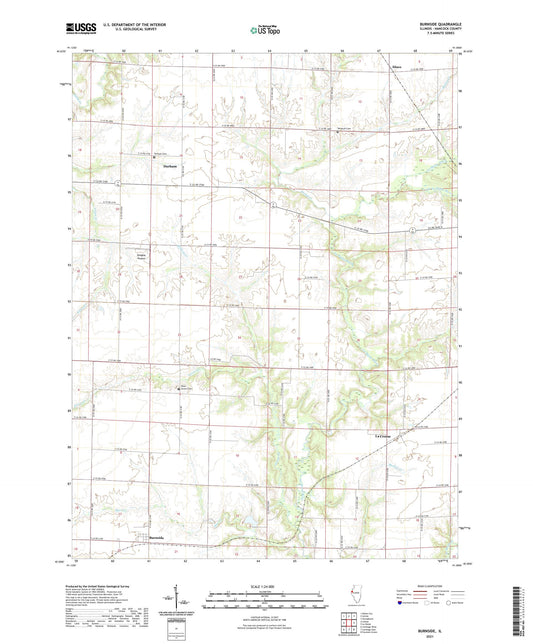 Burnside Illinois US Topo Map Image