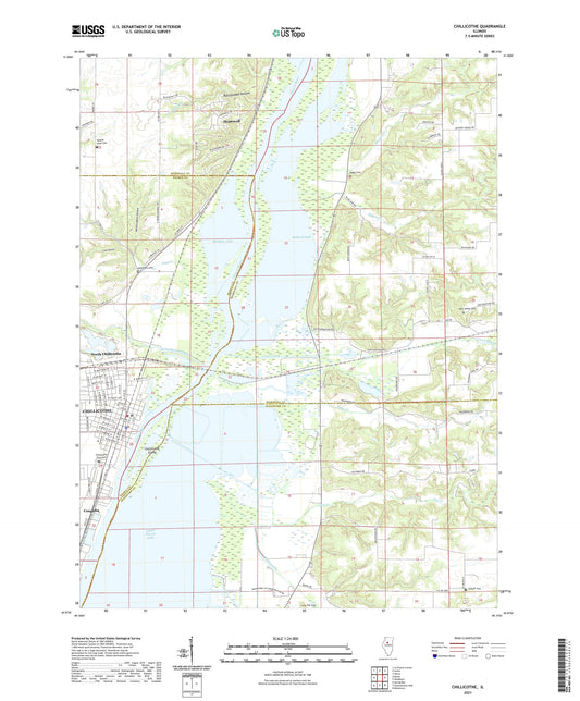 Chillicothe Illinois US Topo Map Image