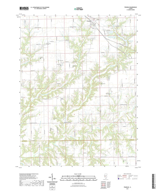 Franklin Illinois US Topo Map Image
