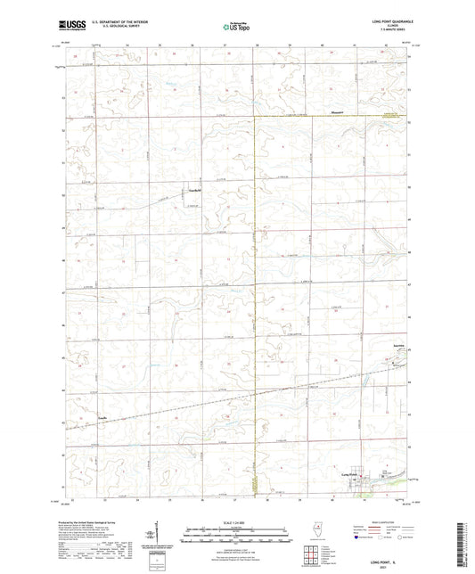 Long Point Illinois US Topo Map Image