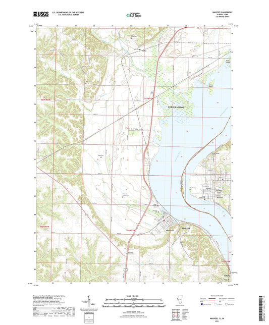 Nauvoo Illinois US Topo Map Image