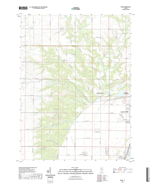 Rome Illinois US Topo Map Image