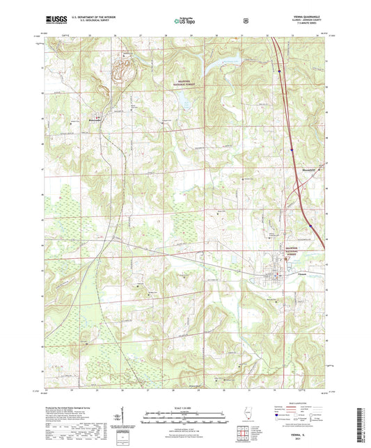 Vienna Illinois US Topo Map Image