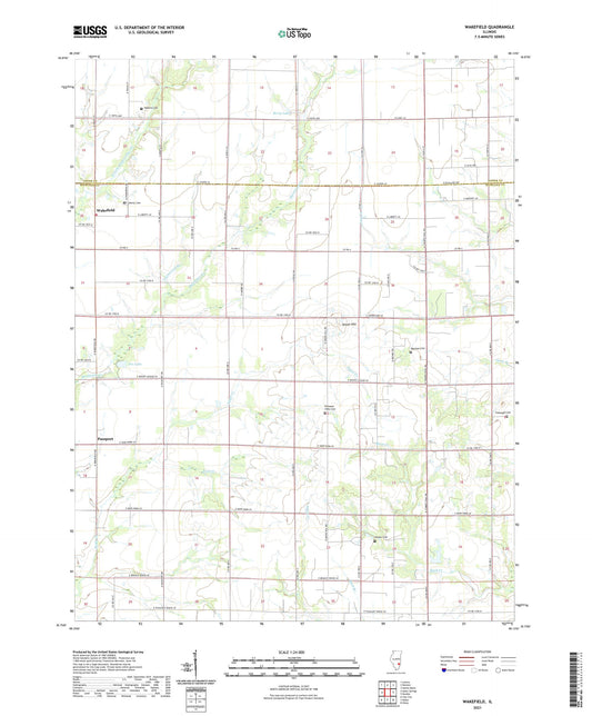 Wakefield Illinois US Topo Map Image
