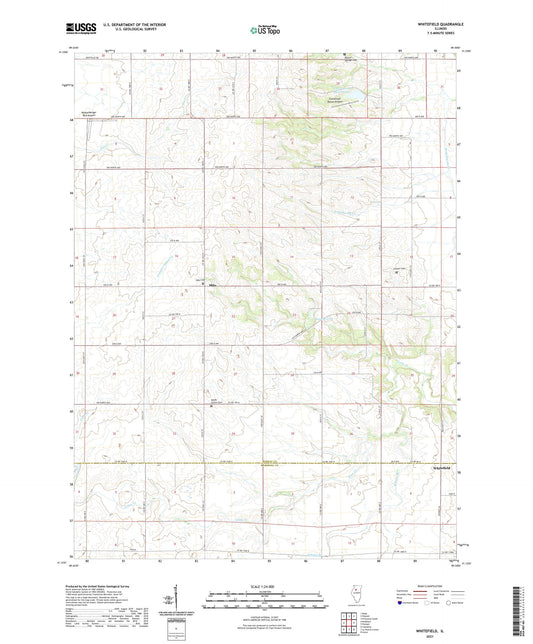 Whitefield Illinois US Topo Map Image