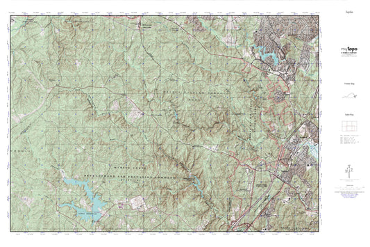 Joplin MyTopo Explorer Series Map Image