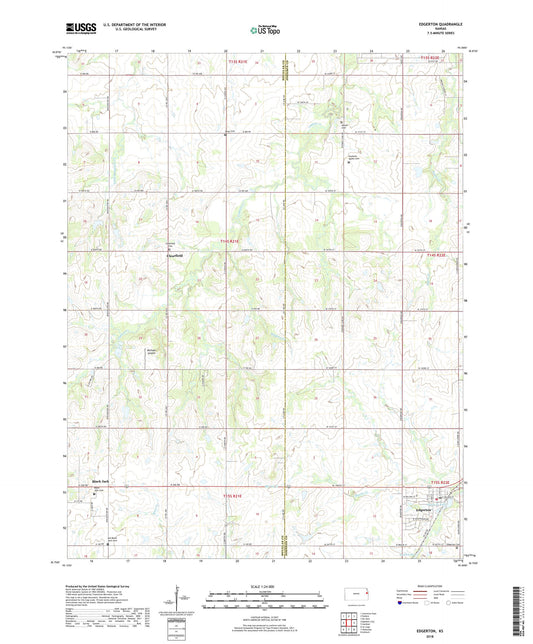 Edgerton Kansas US Topo Map Image
