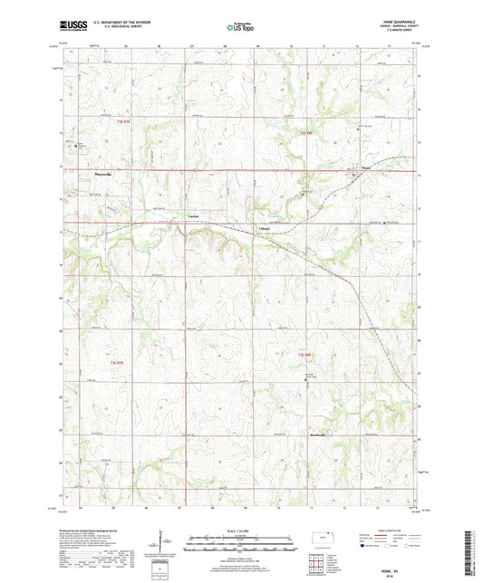 Home Kansas US Topo Map Image