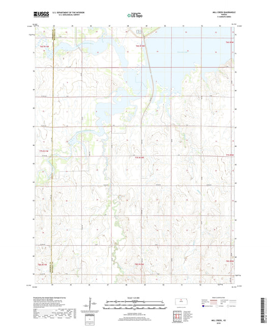 Mill Creek Kansas US Topo Map Image