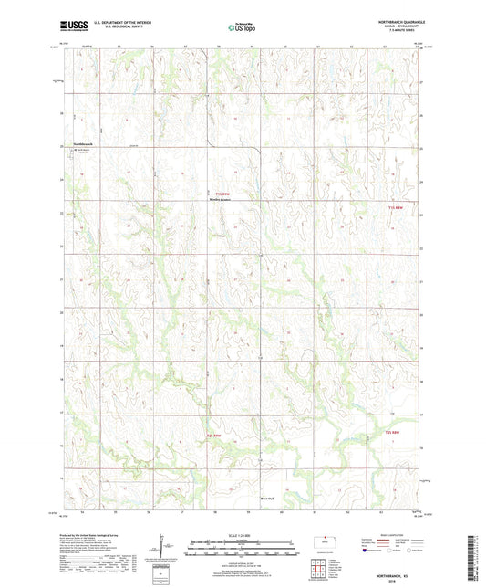 Northbranch Kansas US Topo Map Image