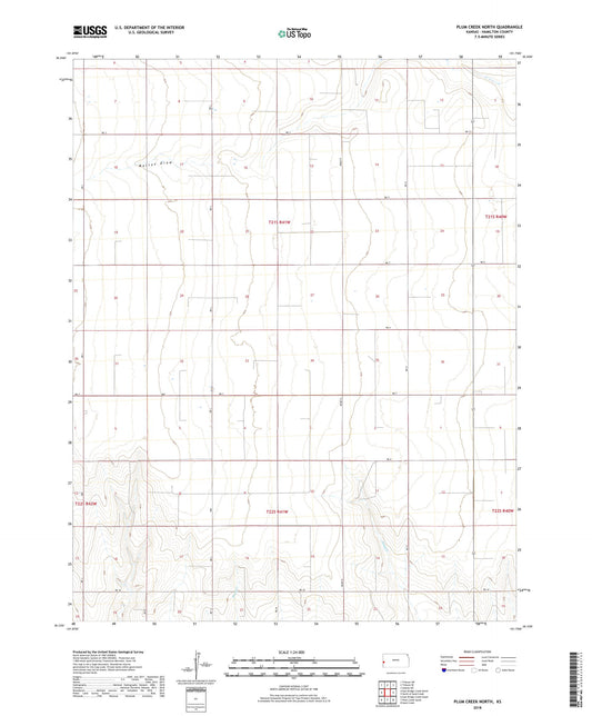 Plum Creek North Kansas US Topo Map Image