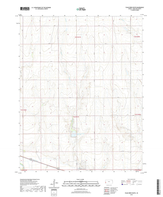 Plum Creek South Kansas US Topo Map Image