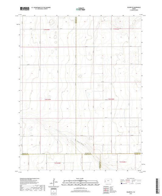 Selkirk SE Kansas US Topo Map Image