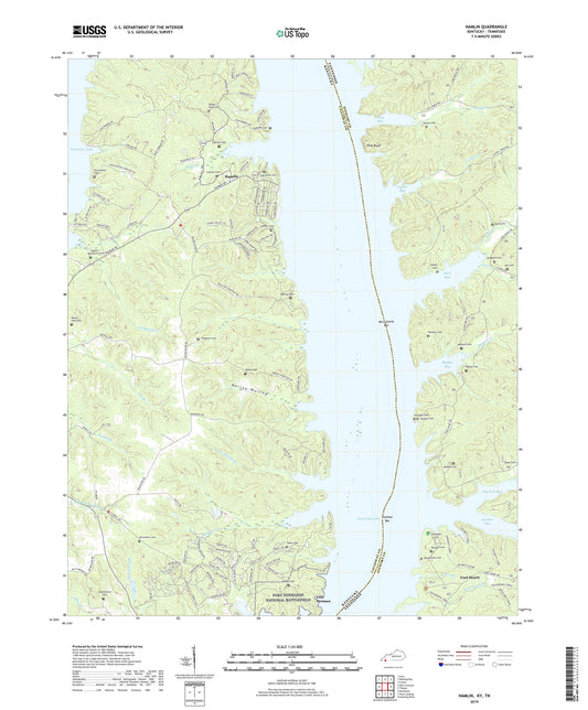 Hamlin Kentucky US Topo Map Image