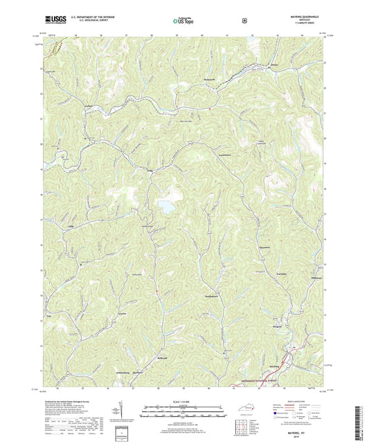 Mayking Kentucky US Topo Map Image