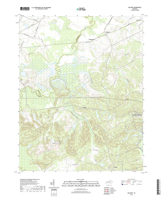 Millport Kentucky US Topo Map Image