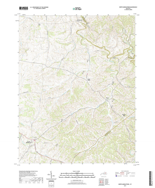 North Middletown Kentucky US Topo Map Image