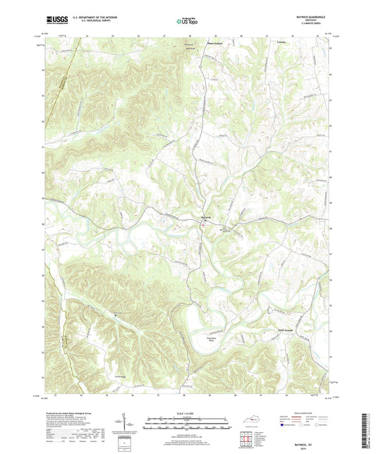 Raywick Kentucky US Topo Map Image