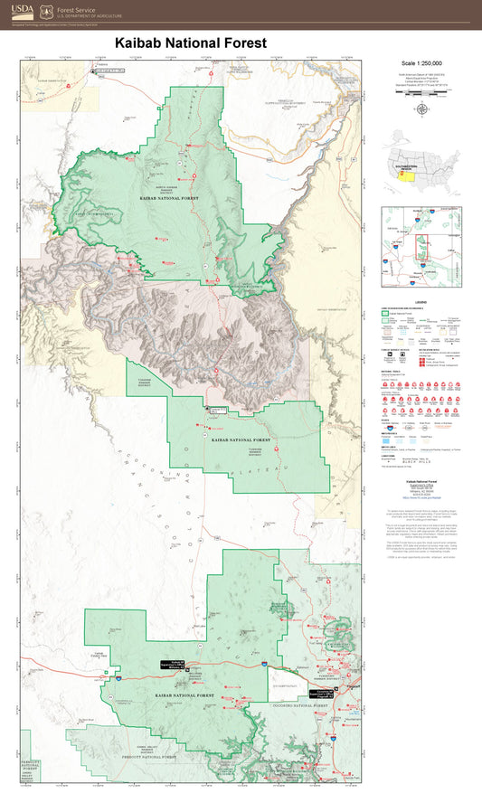 Kaibab National Forest Map