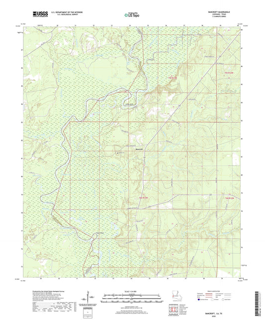 Bancroft Louisiana US Topo Map Image