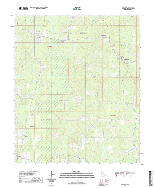 Bienville Louisiana US Topo Map Image
