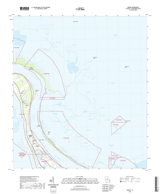 Empire Louisiana US Topo Map Image