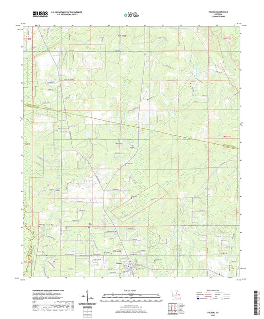 Folsom Louisiana US Topo Map Image