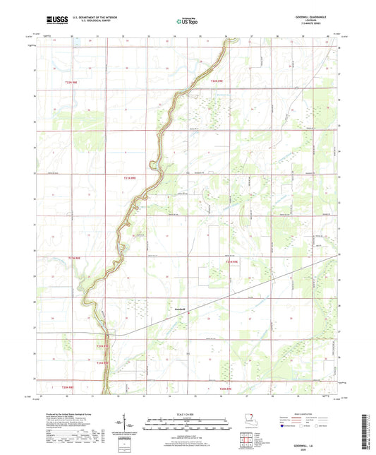 Goodwill Louisiana US Topo Map Image