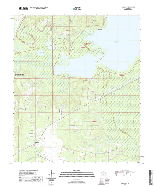 Holloway Louisiana US Topo Map Image