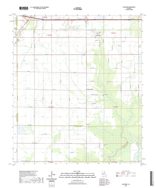 Lacassine Louisiana US Topo Map Image