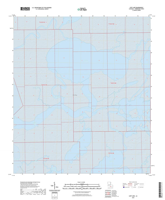 Lost Lake Louisiana US Topo Map Image