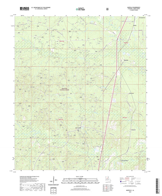 Mudville Louisiana US Topo Map Image